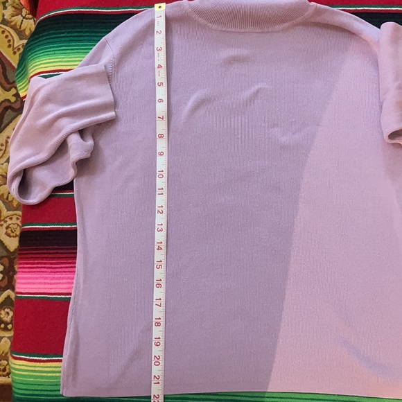 Ann Taylor L Silk Lavender Sweater | Pre-owned - Picture 7 of 7